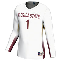 #1 Florida State Seminoles GameDay Greats Lightweight Volleyball Jersey - White