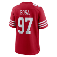 San Francisco 49ers Nick Bosa Nike Scarlet 80th Anniversary Game Jersey