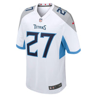 Tennessee Titans Eddie George Nike White Retired Player Game Jersey