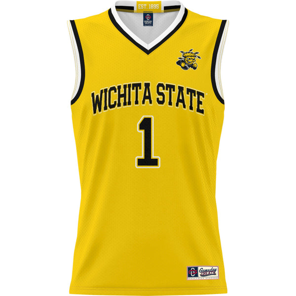 Wichita State Shockers GameDay Greats #1 Basketball Jersey - Yellow