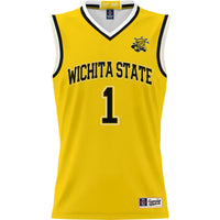Wichita State Shockers GameDay Greats #1 Basketball Jersey - Yellow