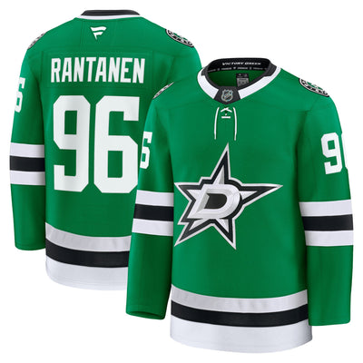 Dallas Stars Mikko Rantanen Fanatics Kelly Green Home Premium Jersey