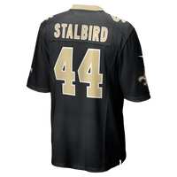 New Orleans Saints Isaiah Stalbird Nike Black Team Game Jersey