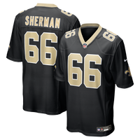 New Orleans Saints William Sherman Nike Black Team Game Jersey