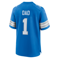 Detroit Lions Number 1 Dad Nike Blue Game Jersey