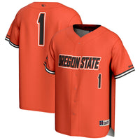 #1 Oregon State Beavers GameDay Greats Lightweight Baseball Fashion Jersey - Orange