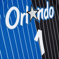 Orlando Magic Mitchell & Ness Tracy McGrady 2003 Split Swingman Jersey - Black/Blue