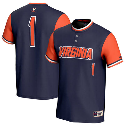 Virginia Cavaliers GameDay Greats Lightweight Softball Fashion Jersey - Navy