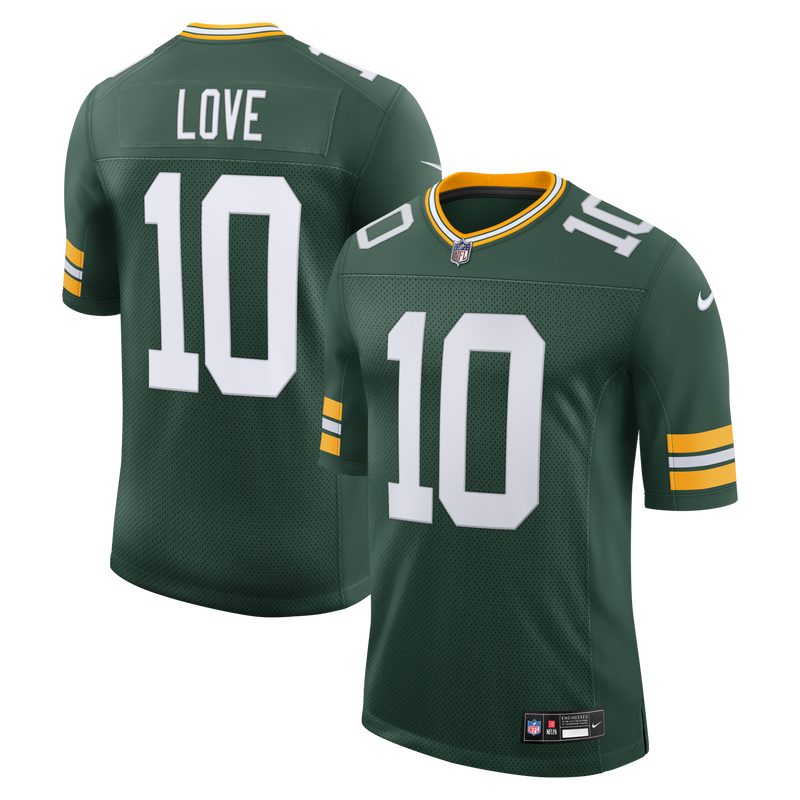 Green Bay Packers Jordan Love Nike Green Vapor Untouchable Stitched Limited Jersey