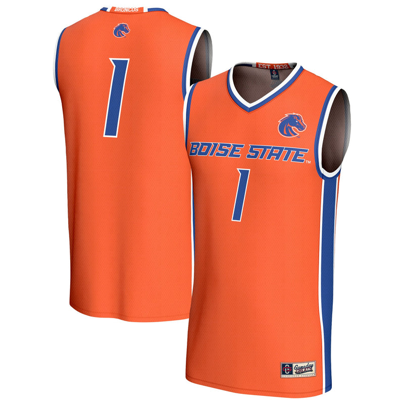 Boise State Broncos GameDay Greats Collegiate Basketball Fashion Jersey - Orange