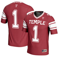 GameDay Greats #1 Cherry Temple Owls Endzone Football Jersey