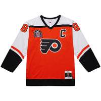 Philadelphia Flyers Eric Lindros Mitchell & Ness Orange Big & Tall 1996-97 Blue Line 2.0 Jersey