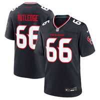 Houston Texans Keylan Rutledge Nike Navy 2026 NFL Draft First Round Pick No. 26 Team Game Jersey