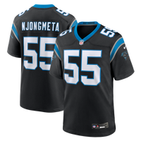 Carolina Panthers Maema Njongmeta Nike Black Team Game Jersey