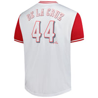 Cincinnati Reds Elly De La Cruz Profile White Big & Tall Name & Number Jersey