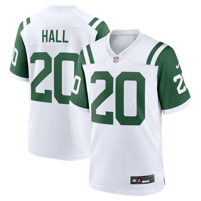 New York Jets Breece Hall Nike White Classic Alternate Game Jersey