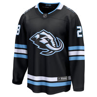 Utah Mammoth Ian Cole Fanatics Black Home Breakaway Player Jersey