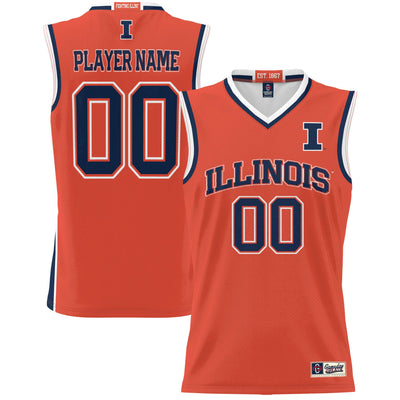 Illinois Fighting Illini GameDay Greats Lightweight NIL Pick-A-Player Basketball Jersey - Orange