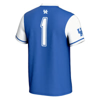 #1 Kentucky Wildcats GameDay Greats Lightweight Softball Fashion Jersey - Royal/White