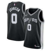 San Antonio Spurs Nike Icon Jersey - Keldon Johnson-
