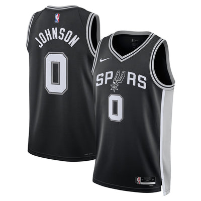 San Antonio Spurs Nike Icon Jersey - Keldon Johnson-