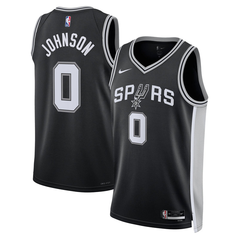 San Antonio Spurs Nike Icon Jersey - Keldon Johnson-