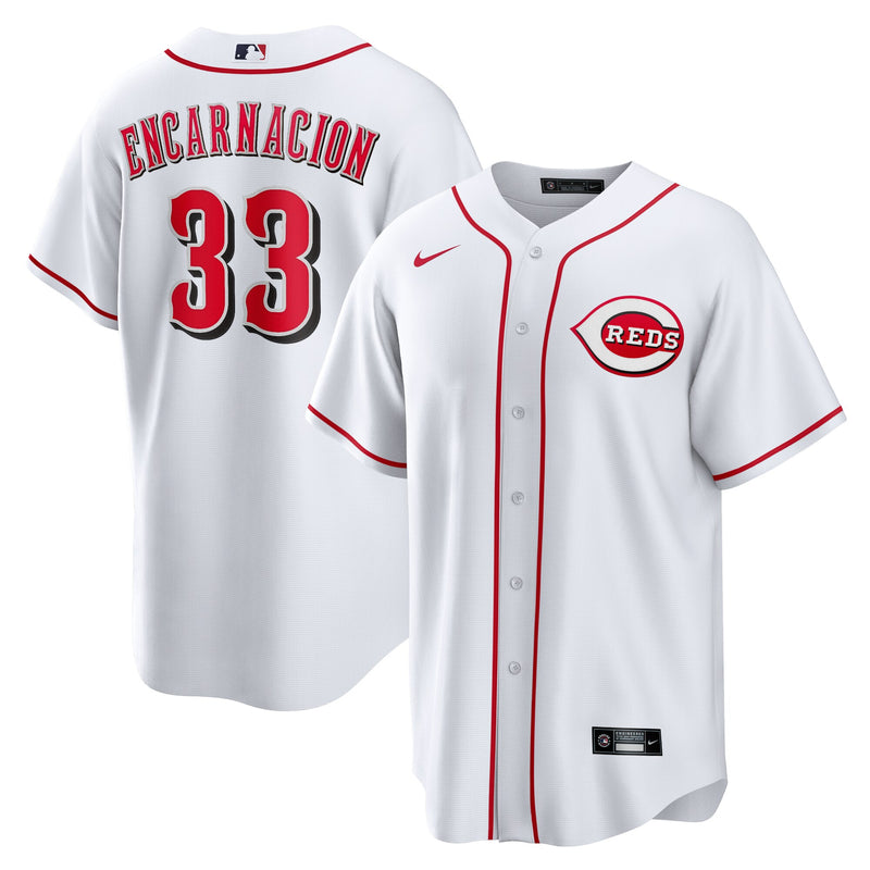 Cincinnati Reds Christian Encarnacion-Strand Nike White Home Replica Jersey