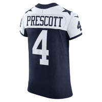 Dallas Cowboys Dak Prescott Nike Navy Alternate Vapor F.U.S.E. Elite Jersey
