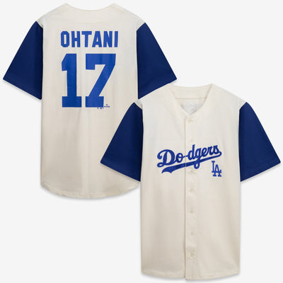 Los Angeles Dodgers Profile Cream/Royal Big & Tall Two-Color Fashion Jersey