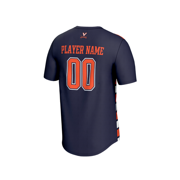 Virginia Cavaliers GameDay Greats Collegiate Soccer NIL Pick-A-Player Fashion Jersey - Navy/Orange