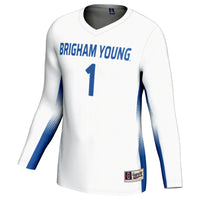 #1 BYU Cougars GameDay Greats Lightweight Volleyball Jersey - White