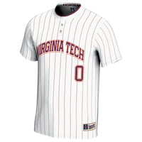 #0 Virginia Tech Hokies GameDay Greats Softball Fashion Jersey - White