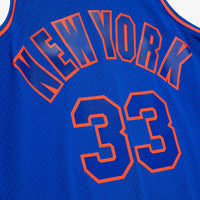 New York Knicks Mitchell & Ness Patrick Ewing 1996 Swingman Authentic Jersey - Royal Blue