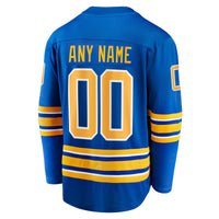 Buffalo Sabres Fanatics Royal Home Breakaway Custom Jersey