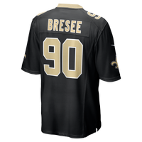 New Orleans Saints Bryan Bresee Nike Black Game Jersey
