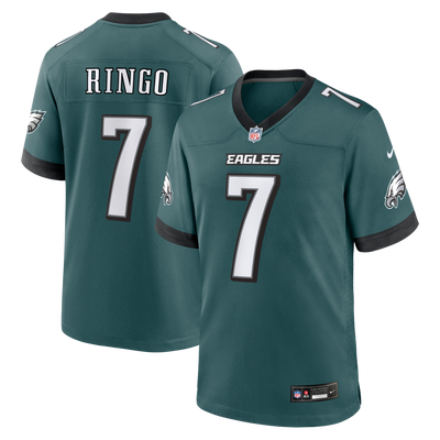 Philadelphia Eagles Kelee Ringo Nike Midnight Green Team Game Jersey