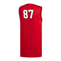 #87 NC State Wolfpack adidas Replica Basketball Jersey - Red