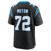 Carolina Panthers Taylor Moton Nike Black Team Game Jersey
