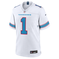 Tennessee Titans Cameron Ward Nike White Game Jersey