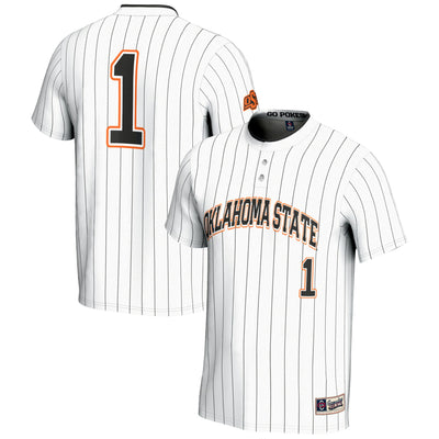 #1 Oklahoma State Cowboys GameDay Greats Lightweight Softball Jersey - White