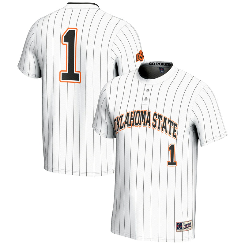 #1 Oklahoma State Cowboys GameDay Greats Lightweight Softball Jersey - White