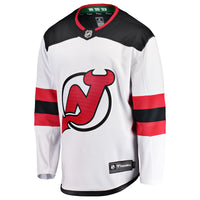 New Jersey Devils Fanatics White Breakaway Away Jersey