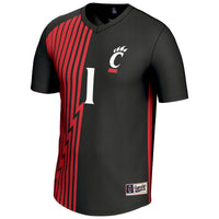 #1 Cincinnati Bearcats GameDay Greats Lightweight Collegiate Soccer Fashion Jersey - Black