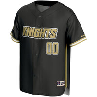 UCF Knights GameDay Greats NIL Pick-A-Player Lightweight Baseball Jersey - Black