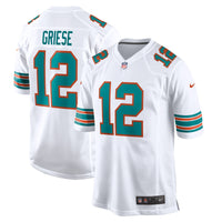 Miami Dolphins Bob Griese Nike White Retired Player Jersey