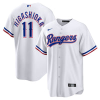 Texas Rangers Kyle Higashioka Nike White Home Replica Jersey