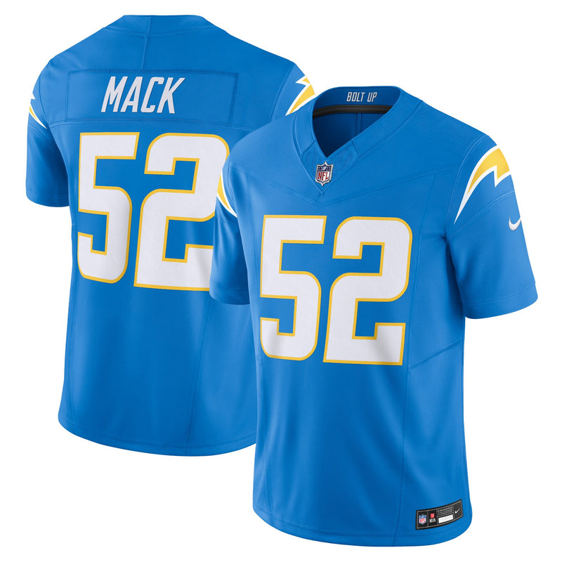Los Angeles Chargers Khalil Mack Nike Powder Blue Vapor F.U.S.E. Limited Jersey