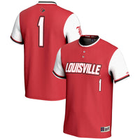 #1 Louisville Cardinals GameDay Greats Lightweight Softball Jersey - Red