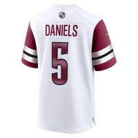 Washington Commanders Jayden Daniels Nike White Player Game Jersey