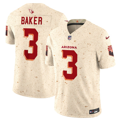 Arizona Cardinals Budda Baker Nike Natural 2025 Rivalries Collection Stitched Limited Jersey